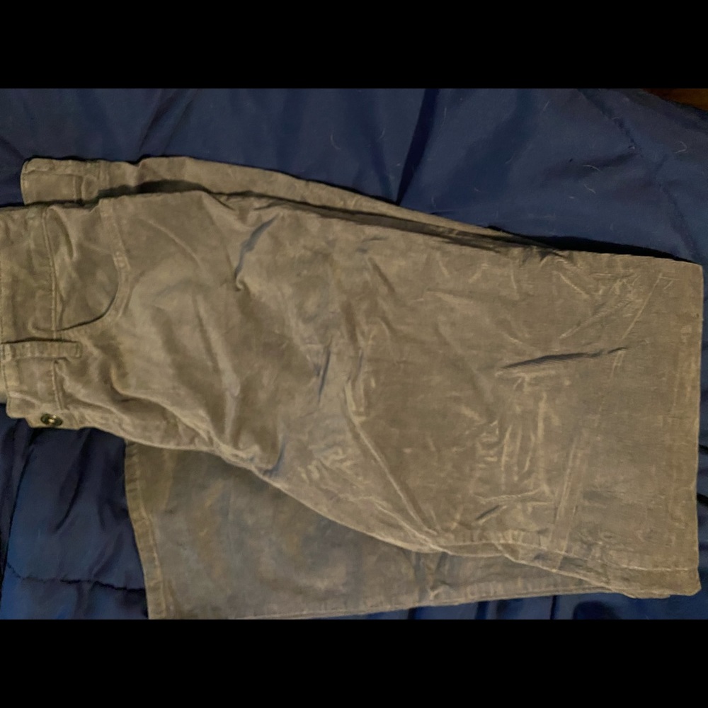 Grey corduroy jeans. Size 16
